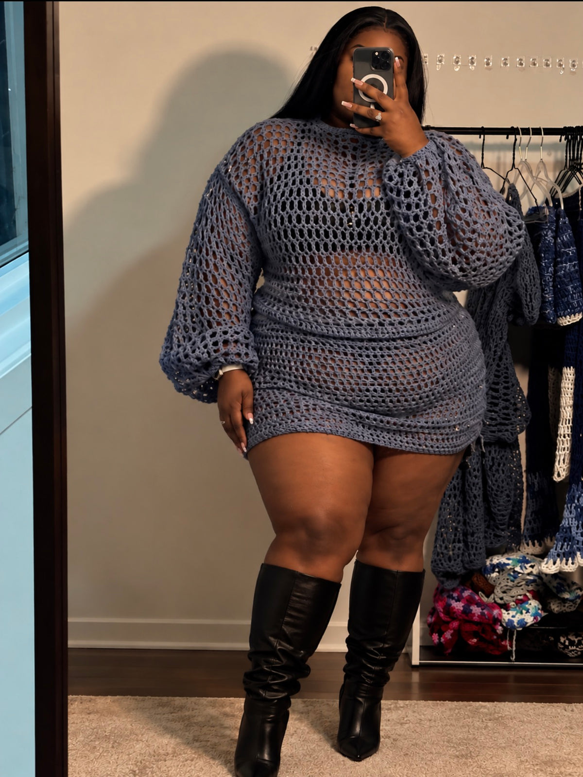 The faux jean set