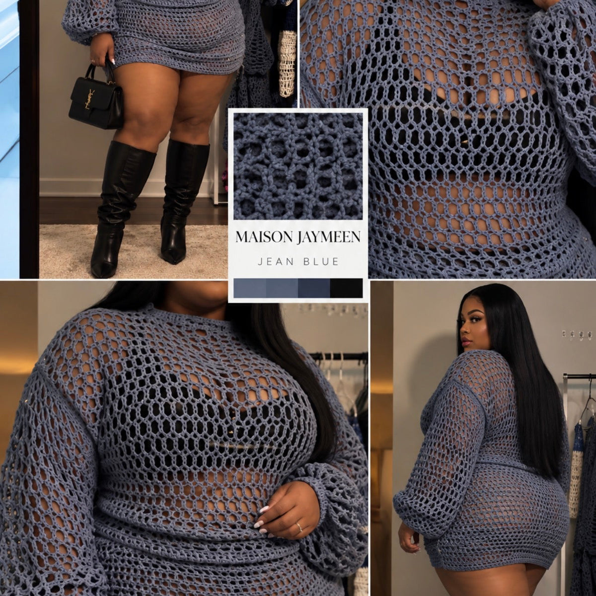 The faux jean set